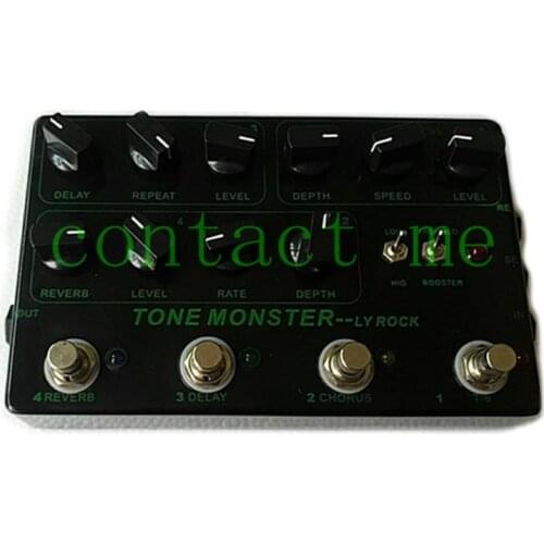 LY-ROCK rock guitar monolithic 5-in-1, including vibrato, chorus, delay, reverb and BOOSTER