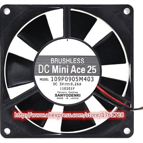 New and original 9025 9CM fan 109P0905M403 5V 0.26A 3wires fan