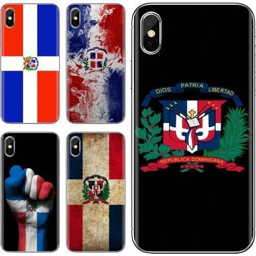 Online Silicone Phone Case For ZTE Blade A910 A610 A530 A510 For Oneplus One plus 3T 5T 6T 6 7 8 7T Pro dominican republic flag