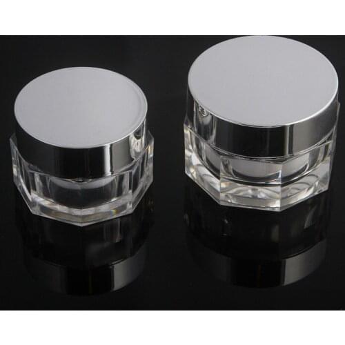 15g 30g Empty Acrylic jar Cosmetics Cream Packaging Jar Grade Sample Bottle Eye / Acne cream plaster box Refillable container