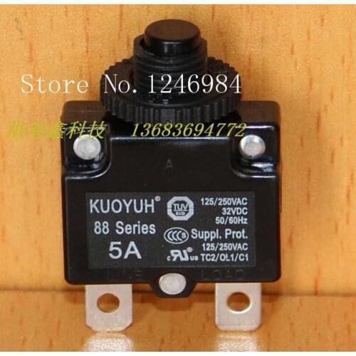 [SA]Overload protection overload switch 5A genuine original 88 series with certification--50pcs/lot
