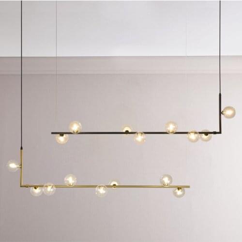 Modern Pendant Lamp Decorative Hanging Lights For Bar Glass Ball Dinning Room Lighting Fixture Home Indoor