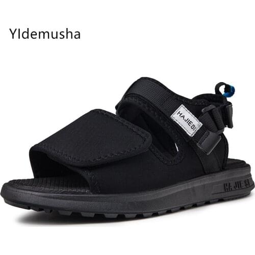 Fashion Mens Sandals summer New Casual black mens sandals Men‘s Outside Comfortable Beach Sandals light Mens Non slip Slipper