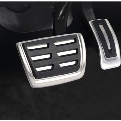 Fuel Brake Footrest Pedal Cover Fit for Audi A4 B8 S4 RS4 Q3 A5 S5 RS5 8T Q5 8R SQ5 A6 C7 A7 S7 S6 4G A8 S8 A8L 4H Accessories