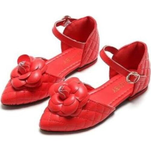 Kids Leather Shoes 2019 children Casual Shoes Girls Roman shoes Party Sneakers all size 21-35