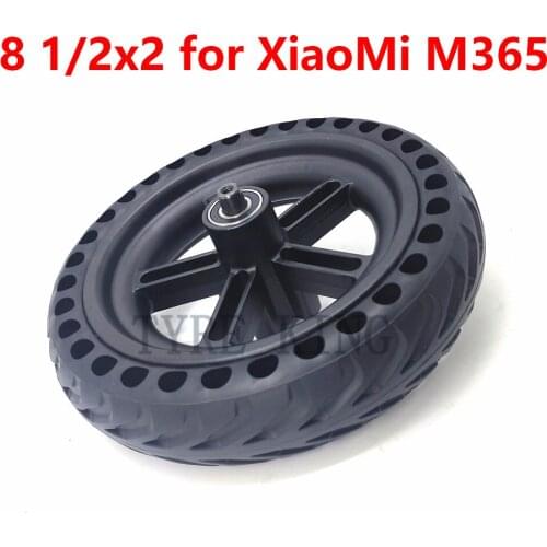 8 1/2x2 Solid Wheel 8.5x2 Honeycomb Solid Tire with Alloy rim for Xiaomi Mijia M365 Electric Scooter