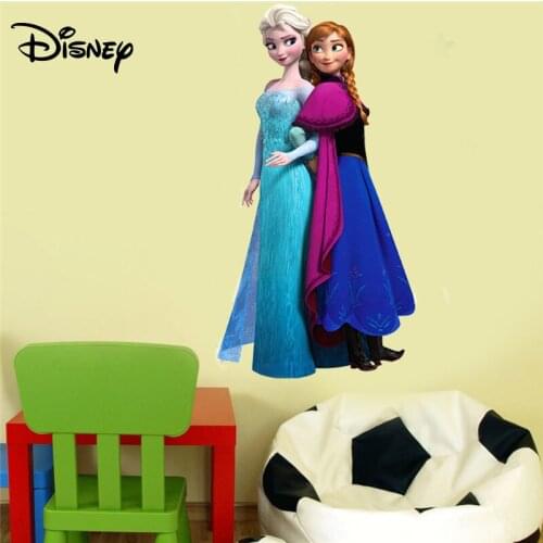 Disney waterproof sticker ice romance Aisha childrens room kindergarten background decoration environmental protection
