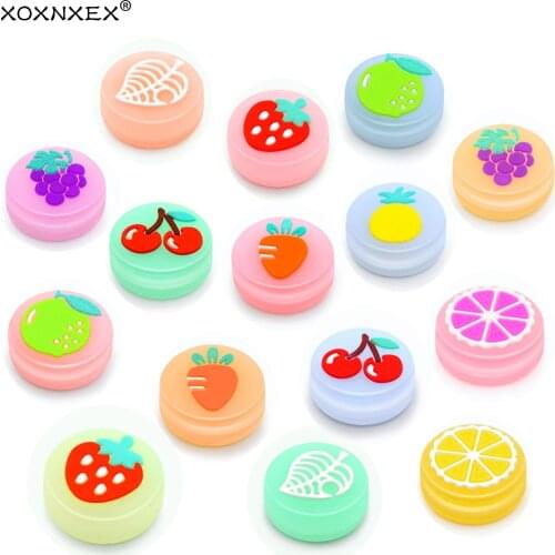 XOXNXEX 2pcs For NS Switch Lite Joy con thumb grip caps soft Controller Cover Joystick rubber Gamepad Button