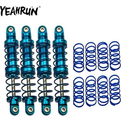 YEAHRUN RC Car Metal Shock Absorbers Internal Spring Dampers with Upgrade Springs for 1:10 Axial SCX10 D90 D110 RC Rock Crawler