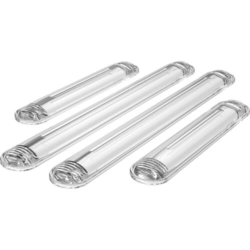 4Pcs Auto Car Door Edge Protector Self Adhesive Anti Collision Clear Universal Door Edge Guards with Airbags Protector Accessory