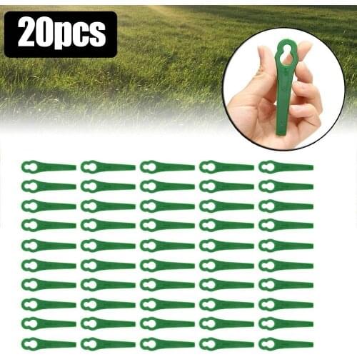 20pcs Plastic Trimmer Blades For Bosch ALM PLASTIC LAWNMOWER & STRIMMER BLADES QT028 ART23 ACCUTRIM Garden Tool Accessories