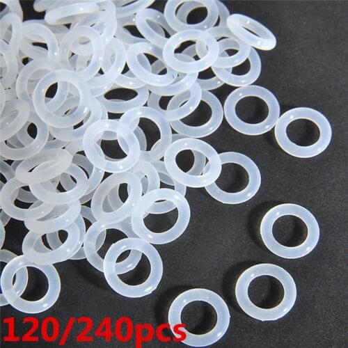 240pcs/120pcs Rubber ORing Keyboard Switch Dampeners Keyboards Accessories White For Keyboard Dampers Keycap O Ring Replace Part