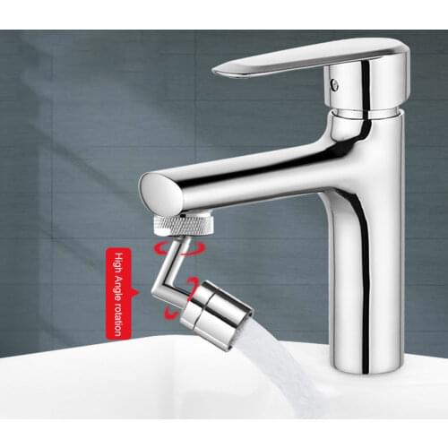 Universal 720 Degree Faucet Head Tap Aerator 720D Rotation Splashproof Swivel Water Saving Faucet For Bathroom Embout Robinet c1