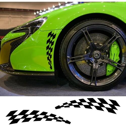 Car Racing Stickers Vinyl Film Auto Wheel Eyebrow Decal For Audi Volkswagen VW Ford BMW Toyota Honda Benz Auto Accessories