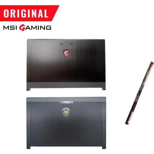 New Original LCD Back Cover for MSI WS63 7RK GS63VR 6RF 7RF Stealth Pro Hinge Cover 16K2 3076K2A252HG01 Black