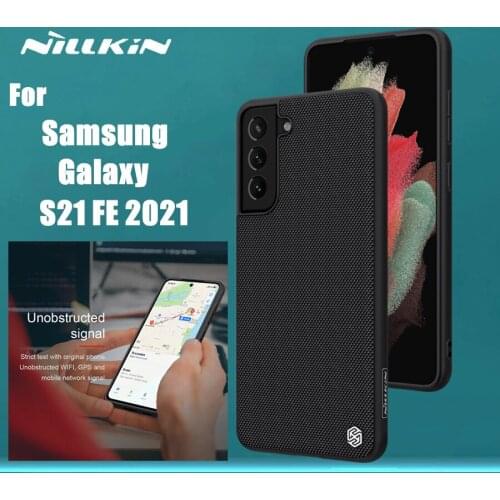 Nillkin for Samsung Galaxy S21 FE 2021case back cover Textured protective Nilkin nylon fiber TPU PC cases