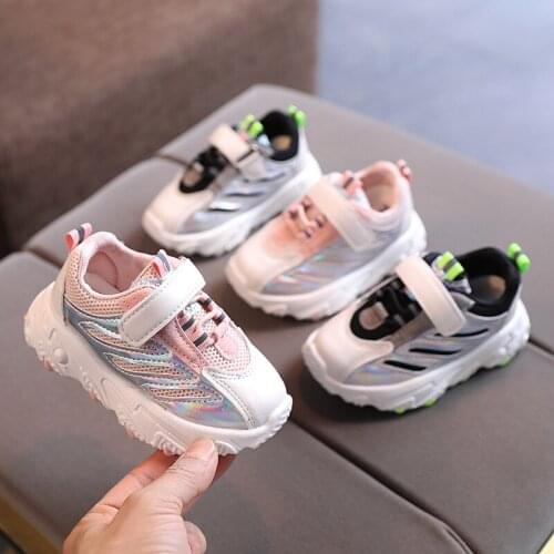 Children Sneakers Spring Fashion Breathable Kids Boys Girl Sport Shoes Anti-Slippery Sneakers Baby Toddler Shoes 1~6 Years Old
