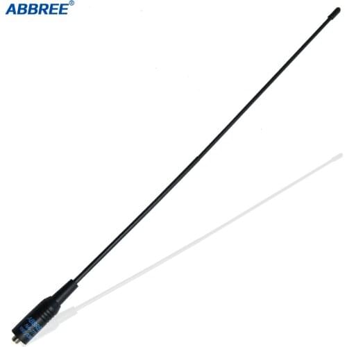 ABBREE AR-771 SMA-Female Dual Band VHF/UHF High Gain Soft Antenna for Baofeng UV-5R BF-F8HP BF-888S TYT Walkie Talkie