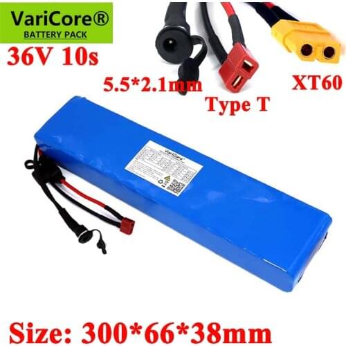 VariCore 36V 12.0Ah 10Ah 8Ah E-bike 18650 lithium battery pack Electric bicycles Scooter built-in 30A BMS and Fuse device 600W
