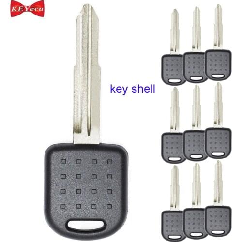 KEYECU 10pcs for Suzuki Vitara Grand Vitara Alto Swift Baleno Transponder Ignition Key Shell Case Left Blade