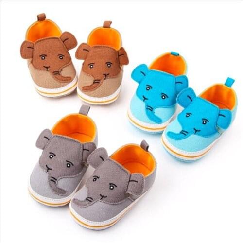 Hot sale Cartoon Baby Shoes Infants Soft bottom First walkers Anti-slip Newborn Boys Girls Casual Shoes