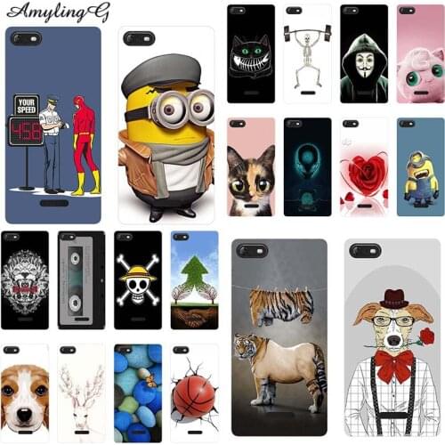Fashion Printed Cartoon Case For Wiko Tommy 3 Tommy3 5.45" Cover Dog cover Animal TPU Soft Silicone Owl Cute Fundas Para Cat Owl