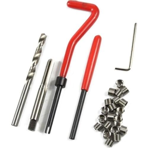 Thread Repair Recoil Insert Installation Kit for Creates a Stronger Internal Thread in Soft Metals High Hardness G8TB