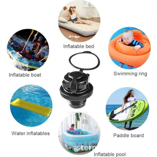 Inflatable Boat Kayak Air Bed Replacement Accessories PVC Raft Screw Valve Cover Portable Safety Watering Elements