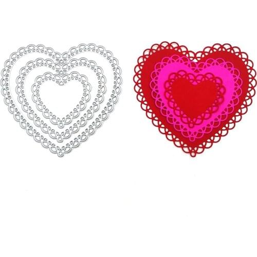 Julyarts Love Heart Dies Cutting Dies 2021 Craft Supplies Scrapbooking DIY Album Paper Card Embossing Decor Craft New Dies