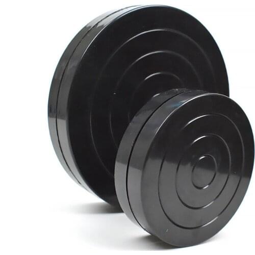 1 Piece Black Plastic Clay Sculpture Tools Pottery Sculptures Turntables Students Sculpture 360-Degree Rotating Turntables