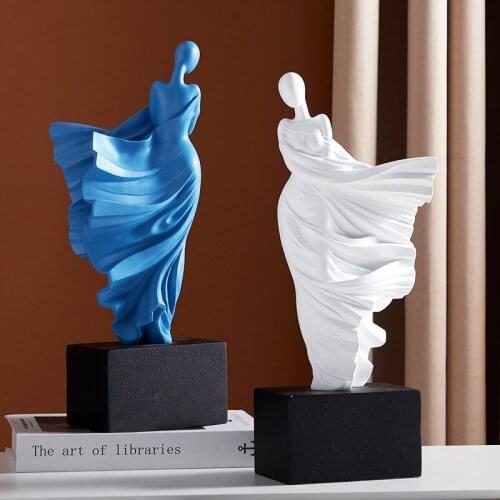 Nordic Resin Abstract Character Statue Accessories Home Livingroom Desktop Furnishings Crafts Bookcase Club Ornaments Decoration