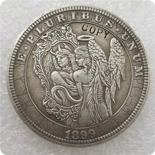 Type #30_Hobo Nickel Coin 1899-P Morgan Dollar COPY COINS-replica commemorative coins