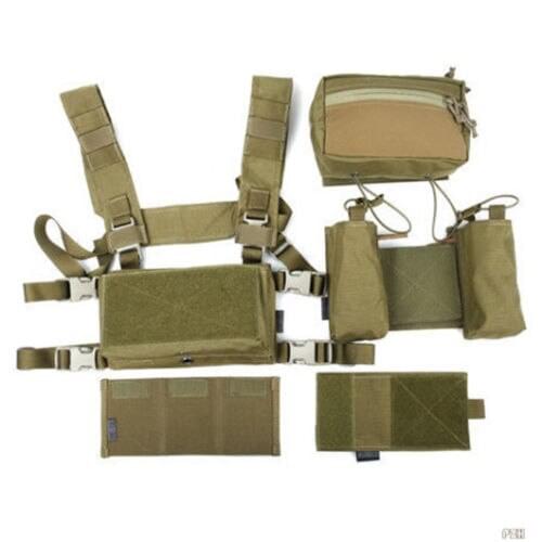 TMC Hunting Hunting Tactical Airsoft Vest Modular Chest Rig *1 Set
