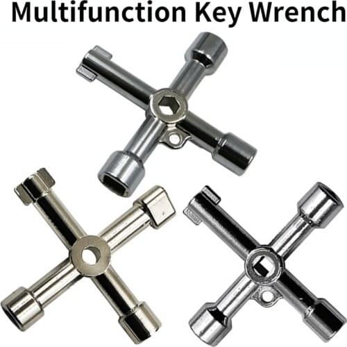 Triangular Key Wrench In Cross Electric Control Cabinet / Square Hole Round Hole Key Wrench of Elevator Door Water Meter Valve