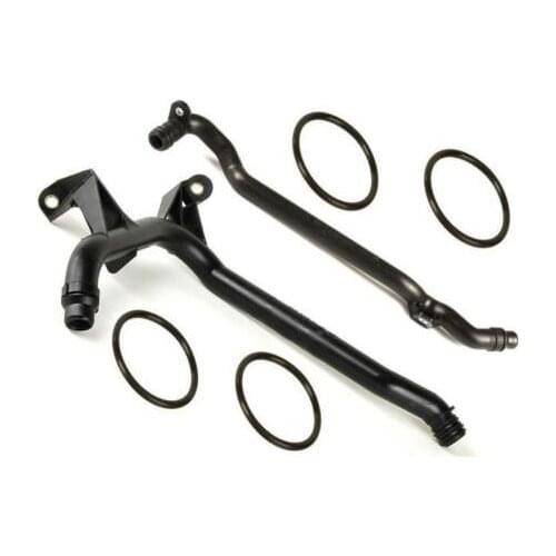1 set Water Pump Coolant Pipe Hose With O-Rings For BMW E36 E39 E46 325i 330i 11537502525 , 11531705210