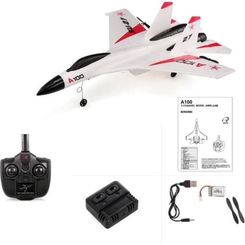 WLtoys XK A100-SU27 Rc Airplane EPP 2.4G 3CH RC Airplane Fixed Wing Landing Glider Remote Rc Plane Toys