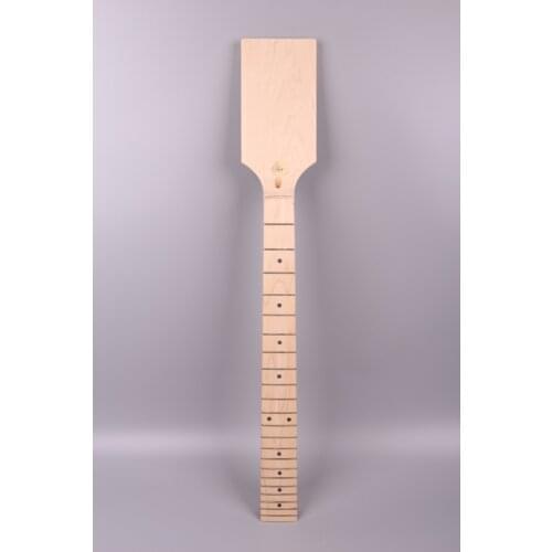 1 pcs 22 fret 25.5" inch Unfinished electric guitar neck maple made maple fingerboard 02