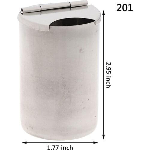 1PCS Dental Medical Cotton Tank Alcohol Disinfection Container Jar Stainless Steel Oral Cylinder Tank Holder