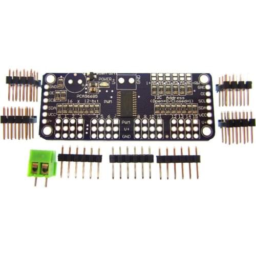 16 Channel 12-bit PWM/Servo Driver-I2C interface PCA9685 for or Raspberry pi shield module servo shield
