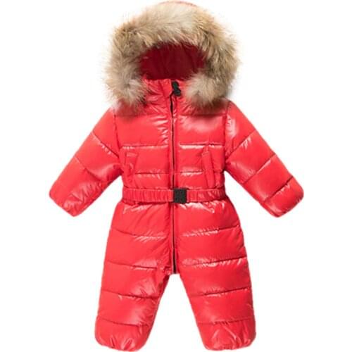 2019 baby girl jumpsuits , Newborn baby boy clothes brand winter jackets baby clothing snowsuit thicken down outerwear & coats