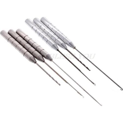 3in1 Carp Fishing Rigging Stainless Steel Bait Needle Fish Drill Tackle Set Tool Drop Shipping