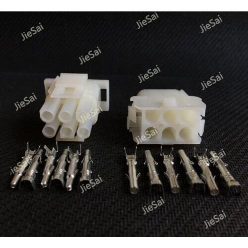6 Pin 926307-1 Electrical Connector Female And Male Plug For Elevator Auto