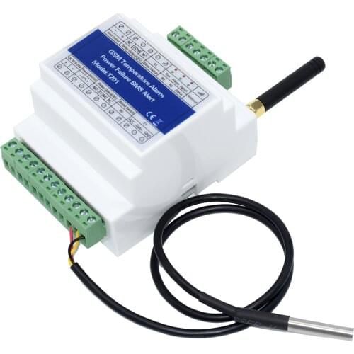 GSM SMS Remote Control Temperature Status Monitor Alarm With 2 Relay Output
