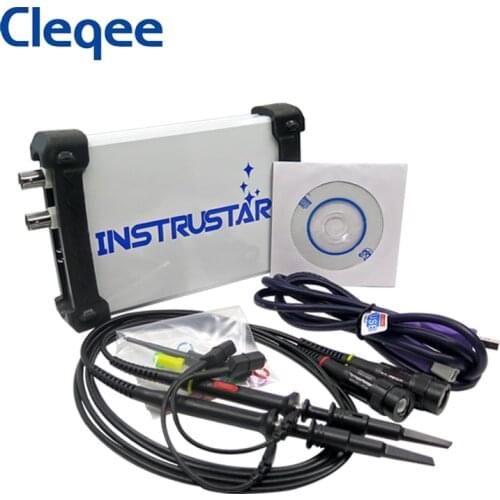 ISDS2062A Virtual PC USB oscilloscope, 2CH 20 MHz bandwidth 60MSa / s 12bit ADC FFT analyzer