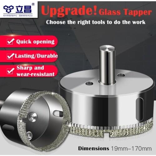 LICHANG Hole Saw Diamond Crowns Opener Drilling Bit tools sds max Electric Hammer Multifunction Jade Marble Ceramics 5pcs/1pcs