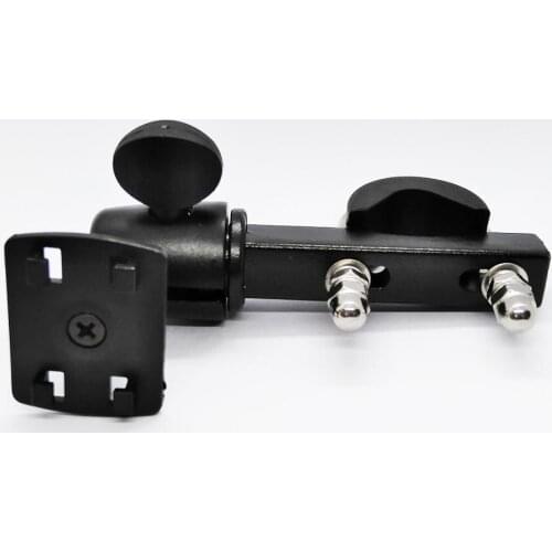 Motorcycle Aluminum Alloy Handlebar Mount Bicycle Bar Mount with Universal 4 Pin Connection Adapter
