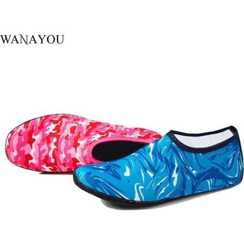 Summer Water Shoes Aqua Socks For Swimming Light Sneaker Men Women Aqua Beach Shoes Non-Slip Swimming Seaside Sneaker Socks
