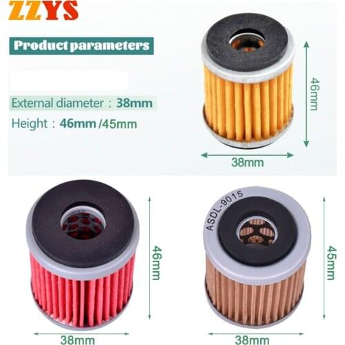 Oil Filter For Yamaha WR250F WR250R WR250X XT250 YBR250 YZ250 YZ250F 60th Anniversary Edition Monster WR450 WR XT YBR YZ 250 450