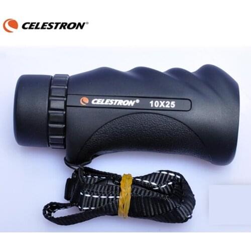 Celestron Natural 10x25 Mini Pocket Monocular Zoom Theatrical Binoculars Portable For Hunting Camping Compact Rifle Telescope