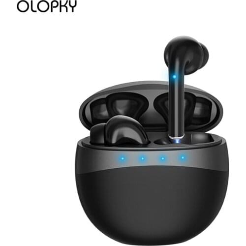 True TWS Wireless Earphones Bluetooth 5.0 Touch Control Sports Headphones Stereo Sound Headset Music Noise Cancellation Headset